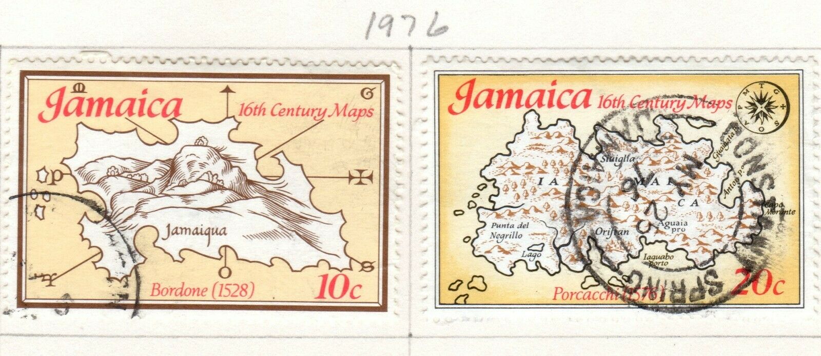 Jamaica Scott 383//444 Mostly Used on 4 Album Pages Issued 1974-1978 - Fresh Stock Dated December 2025