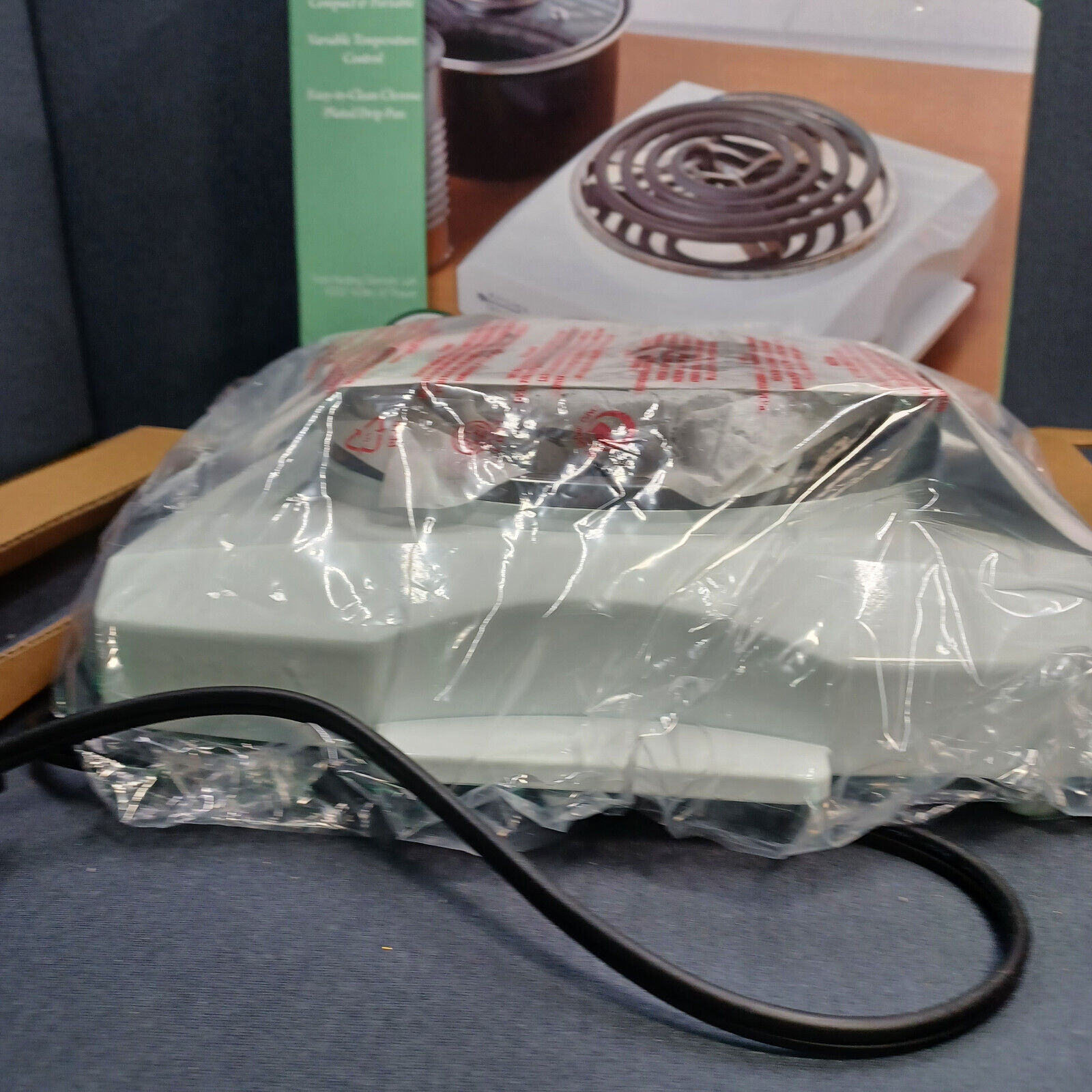 Kitchen Gourmet Single Buffet Range Tabletop Burner Hotplate Portable 1000 W - Fresh Stock Dated February 2026