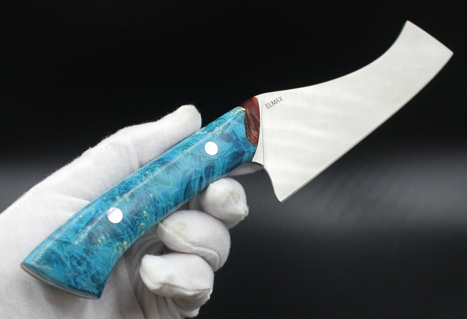 Blue Lagoon Chef - USA Made Custom Knives ELMAX Stainless Steel Custom Handle - Fresh Stock Dated December 2025