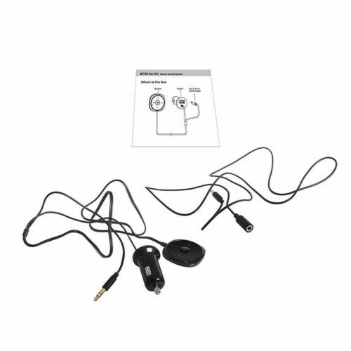 Bluetooth USB Receiver BT to Aux Adapter Car Audio Kit w/3.5mm Dongle Charger RF - Fresh Stock Dated December 2025