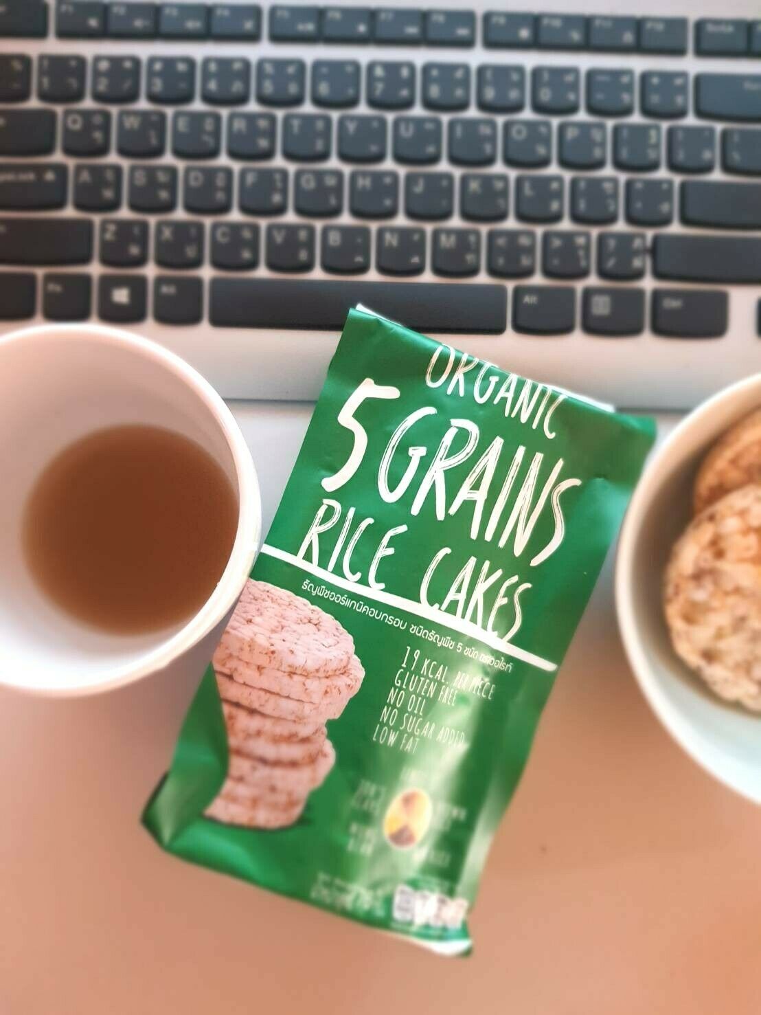 Rice cakes Organic 5 Grains 76 g.1 Pack/14 Pices.19Kcal/Pieces - Fresh Stock Dated December 2025