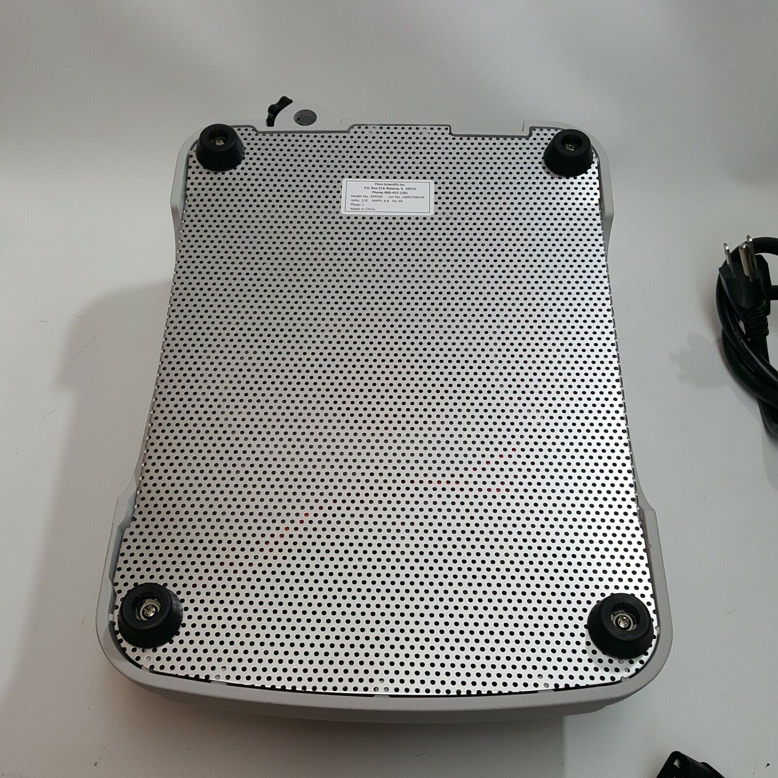 Flinn Scientific, Inc. Hot Plate Model AP8183  Tested.  Rare. - Fresh Stock Dated February 2026