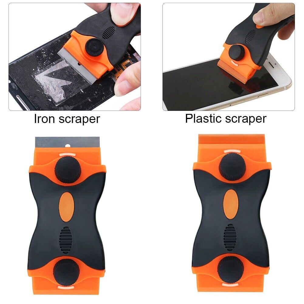 Paint Scraper Glass Clean Double Edge Razor Blade Sticker Removal Tool - Fresh Stock Dated December 2025