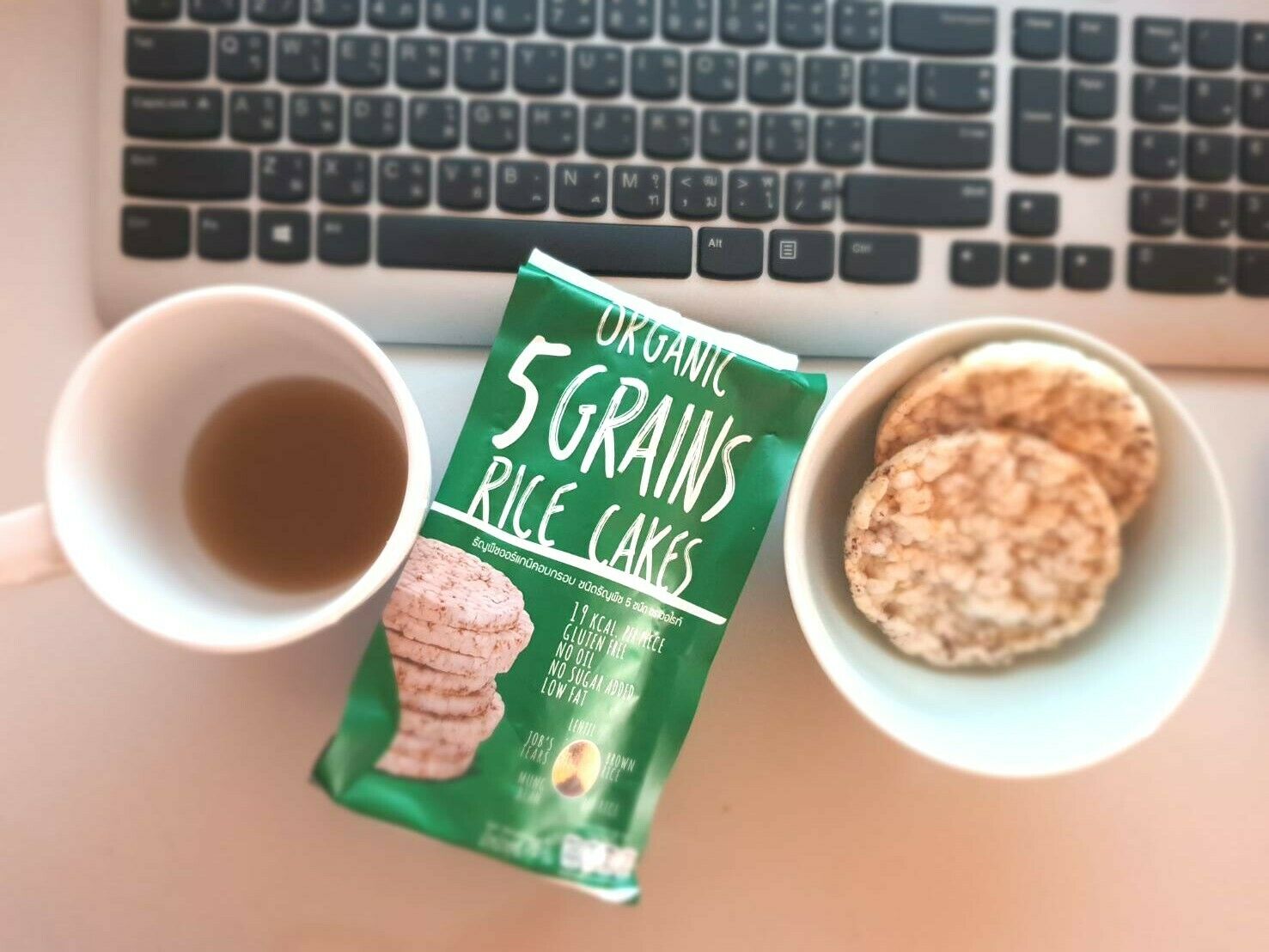 Rice cakes Organic 5 Grains 76 g.1 Pack/14 Pices.19Kcal/Pieces - Fresh Stock Dated December 2025