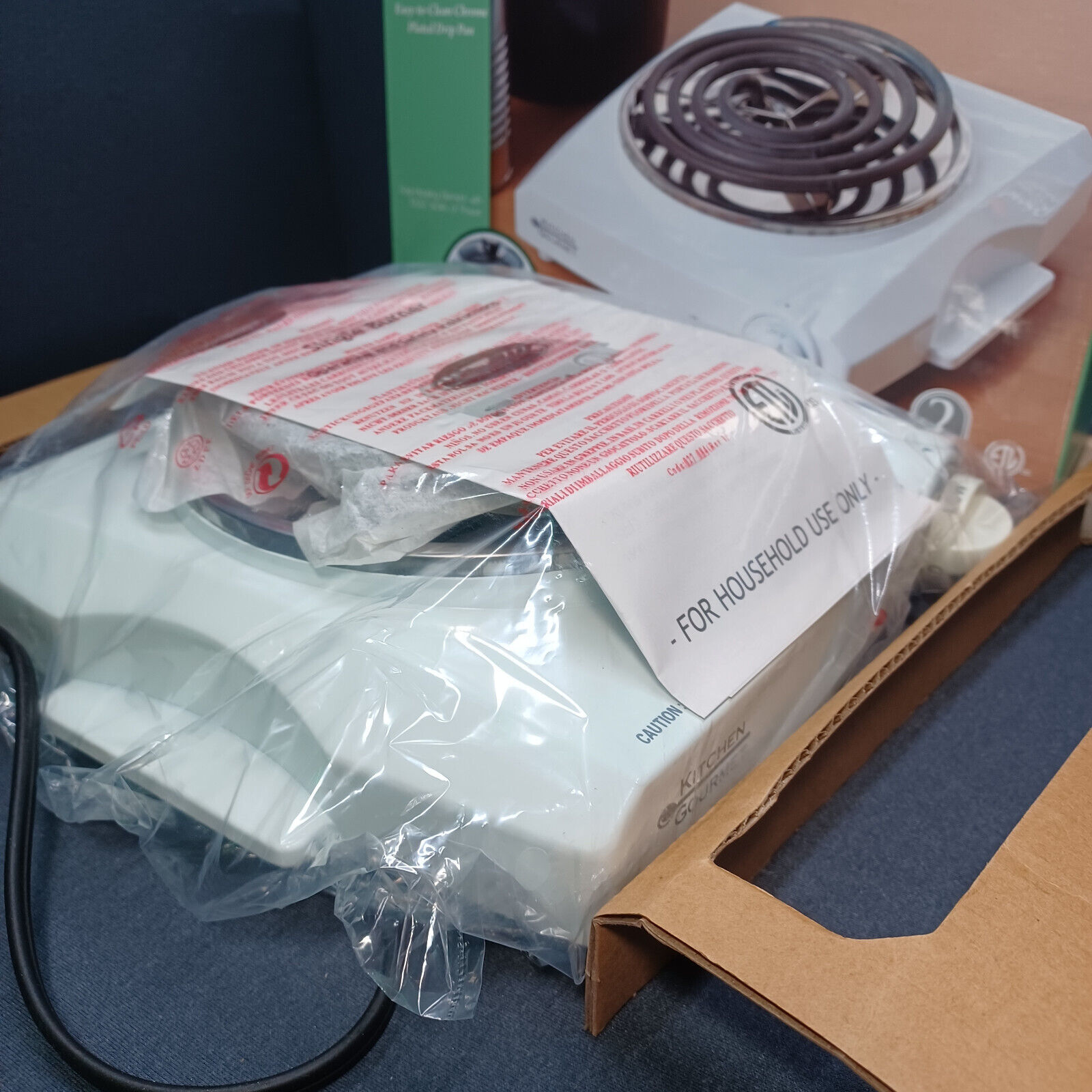 Kitchen Gourmet Single Buffet Range Tabletop Burner Hotplate Portable 1000 W - Fresh Stock Dated February 2026