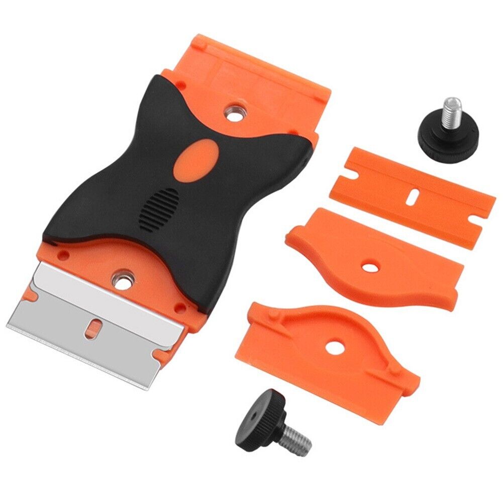 Paint Scraper Glass Clean Double Edge Razor Blade Sticker Removal Tool - Fresh Stock Dated December 2025