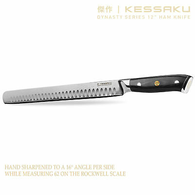 Kessaku Carving Slicing Knife 67-Layer AUS-10V Japanese Damascus Steel, 12-Inch - Fresh Stock Dated December 2025