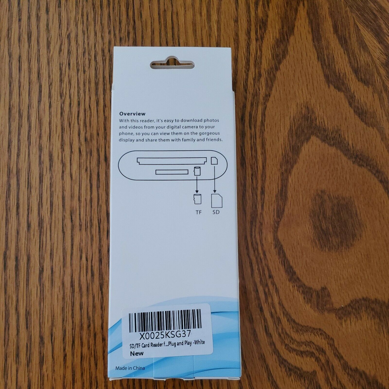 2 in 1 Memory card Camera Reader Plug and Play  OPEN BOX BRAND NEW - Fresh Stock Dated February 2026