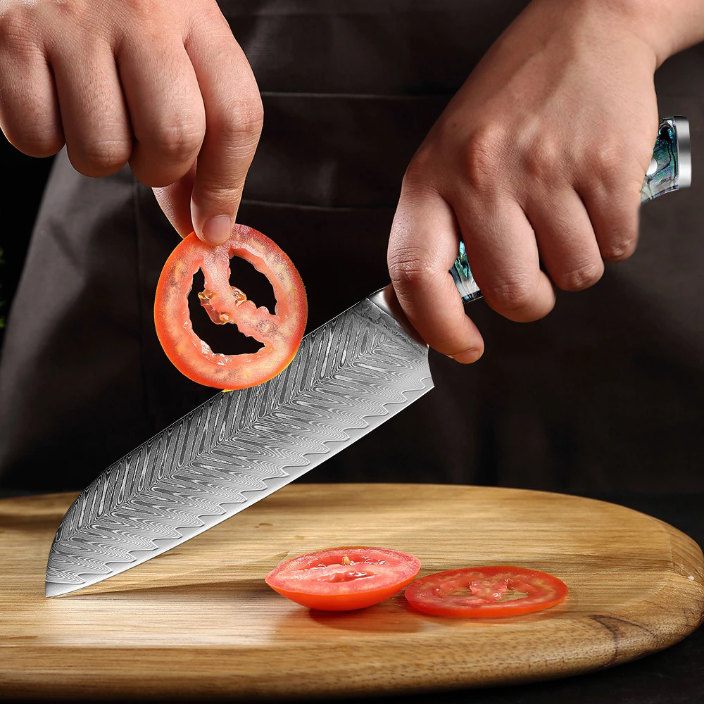 7In Chef Santoku Knife 67Layers VG10 Damascus Steel Kitchen Knives Free Shipping - Fresh Stock Dated December 2025