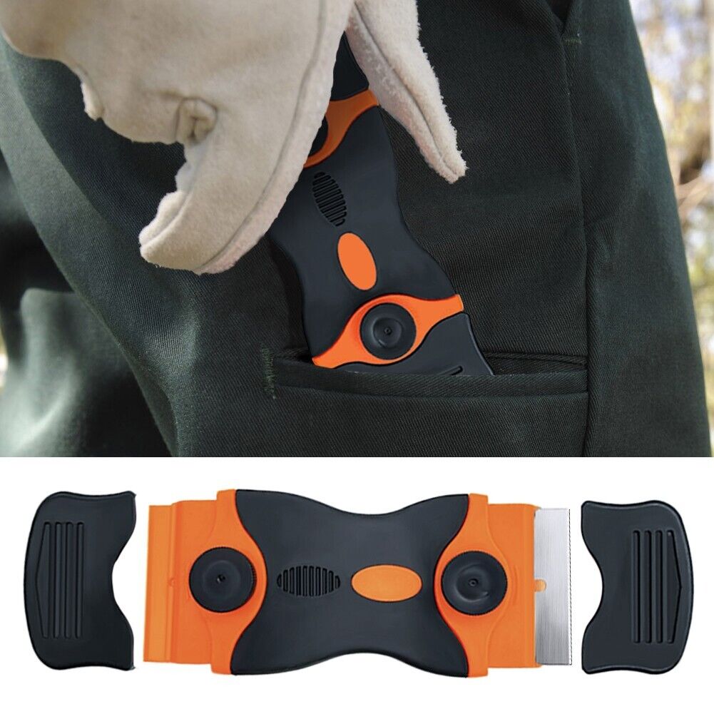 Paint Scraper Glass Clean Double Edge Razor Blade Sticker Removal Tool - Fresh Stock Dated December 2025