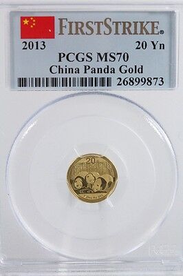 2013 CHINA 1.9 OZ PURE GOLD PANDA PRESTIGE 6 COINS SET PCGS MS 70 FIRST STRIKE - Fresh Stock Dated February 2026