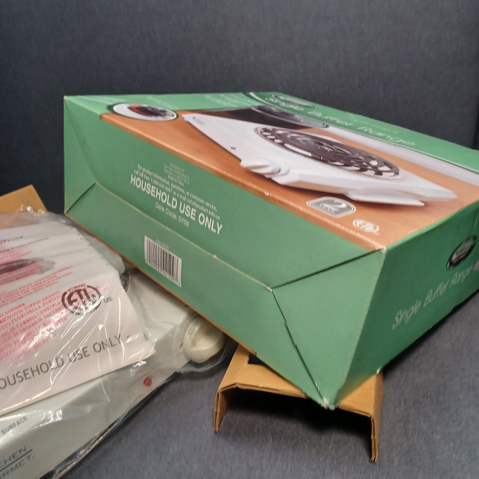 Kitchen Gourmet Single Buffet Range Tabletop Burner Hotplate Portable 1000 W - Fresh Stock Dated February 2026