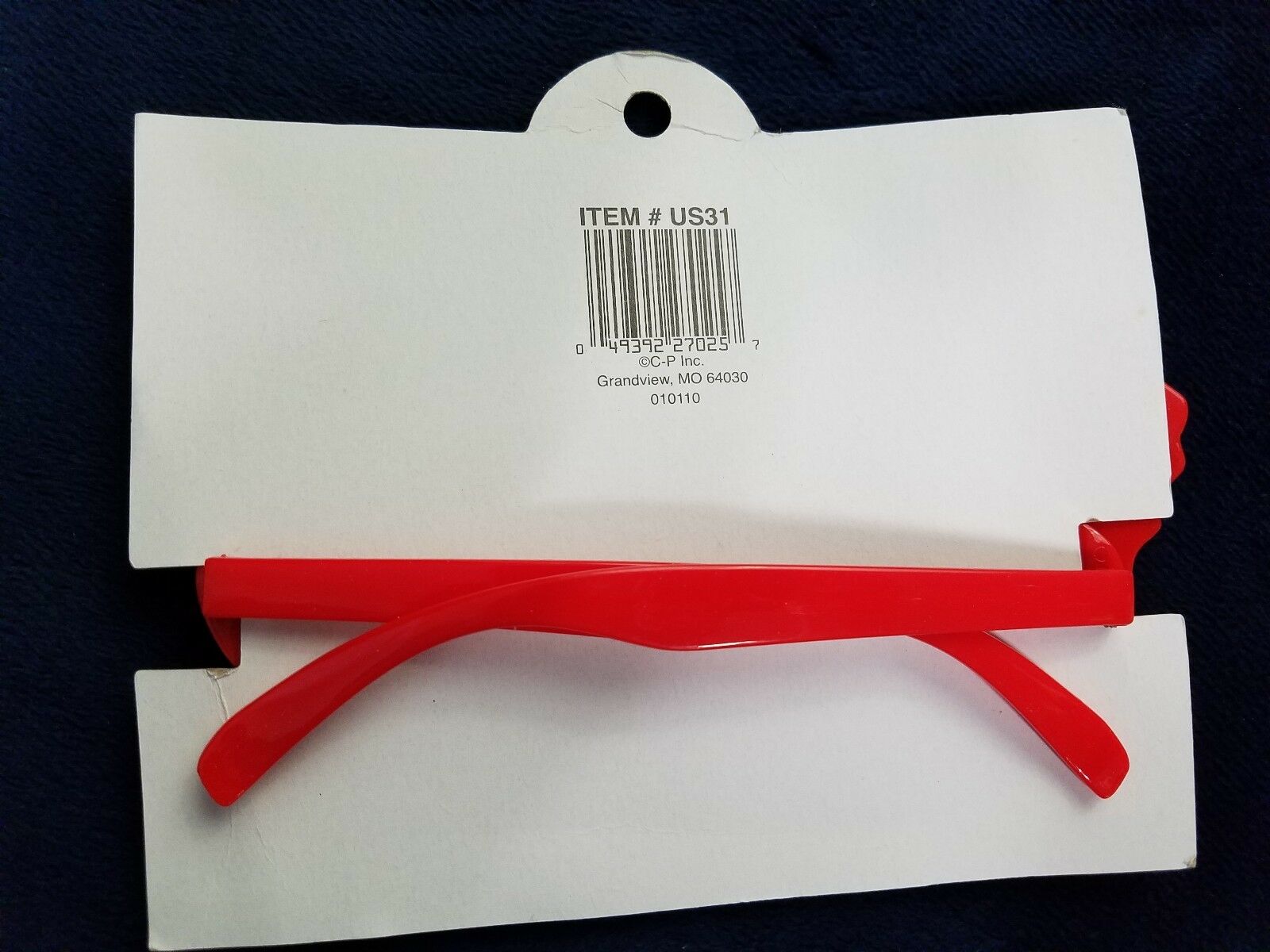 Liberty Sunglasses Red White & Blue 4th Of July Adult Size Fun Dress Up Costume - Fresh Stock Dated February 2026