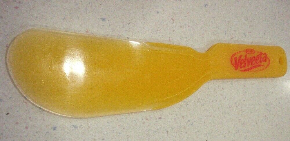 VELVEETA Kraft CHEESE KNIFE - Yellow/Orange Plastic - Vintage Advertising Promo - Fresh Stock Dated December 2025