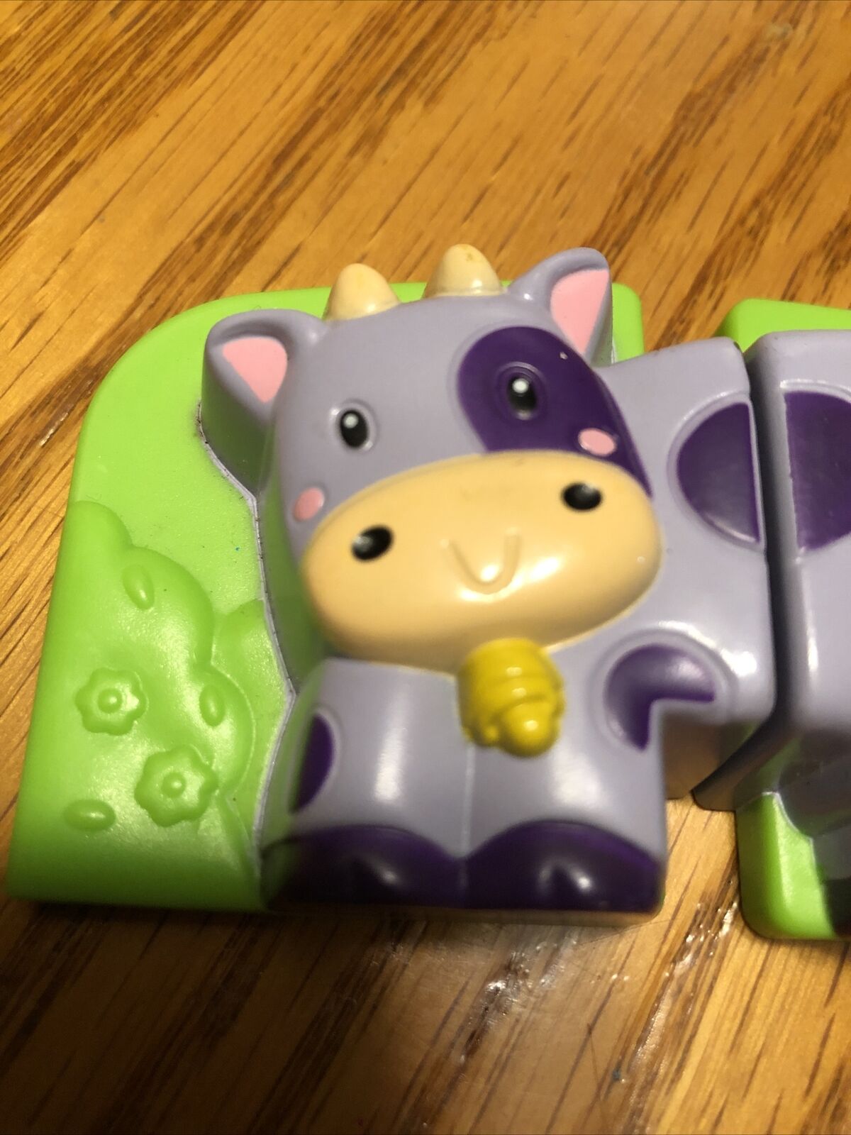 LeapFrog Fridge Farm Magnetic Animal Replacement Piece Part 2007 Purple Cow 715 - Fresh Stock Dated February 2026