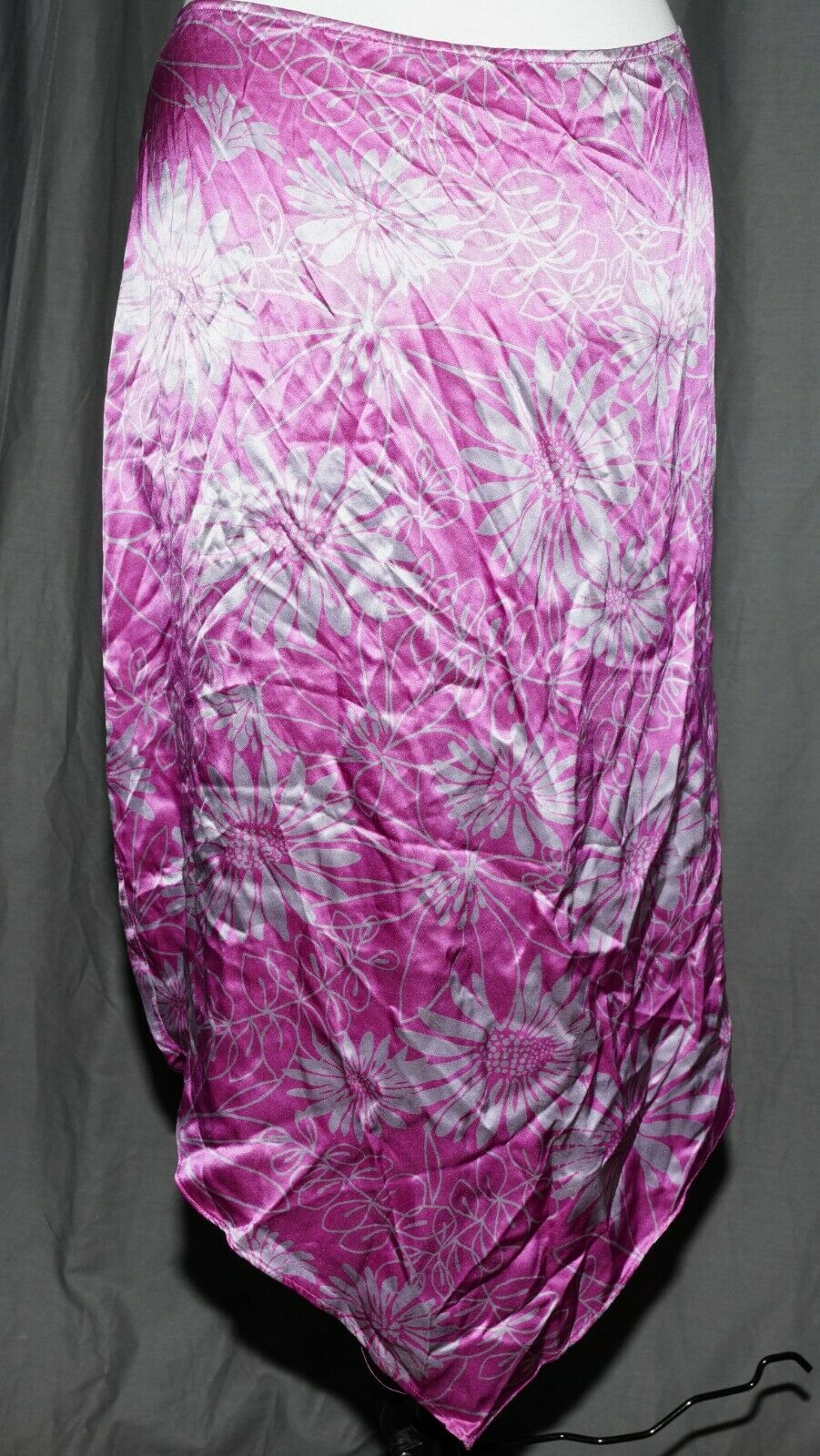 Vintage silk skirt By Express slippery silky sexy glossy flirty size 13/14 - Fresh Stock Dated March 2026