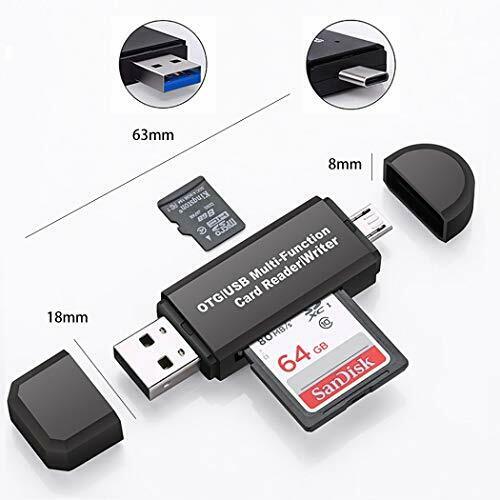 CLWHJ SD Card Reader/SD Adapter SD/Micro Reader/Micro BLACK - Fresh Stock Dated February 2026