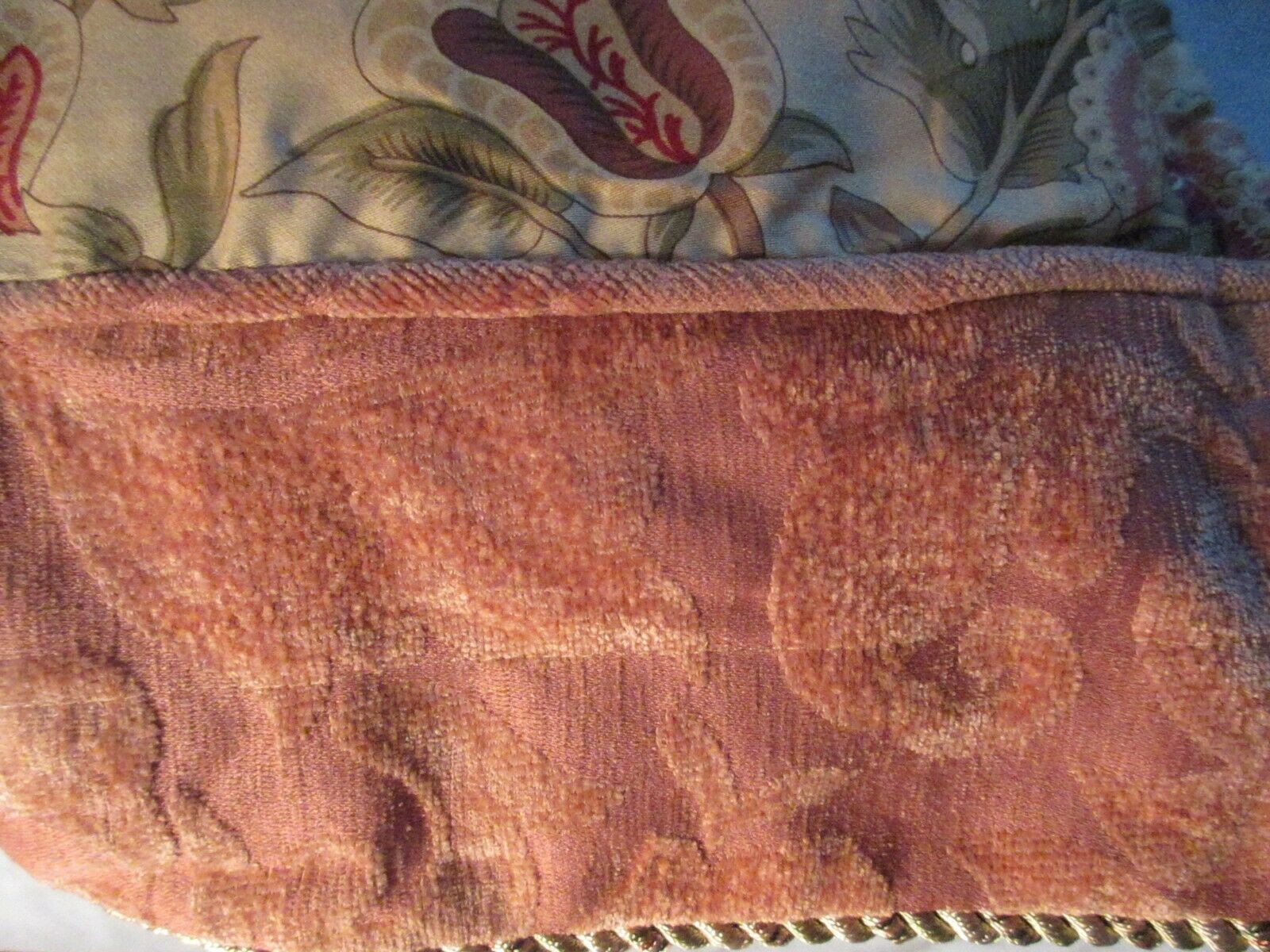 Set of 2 Waverly Pillow Shams Pink Paisley with Pink 