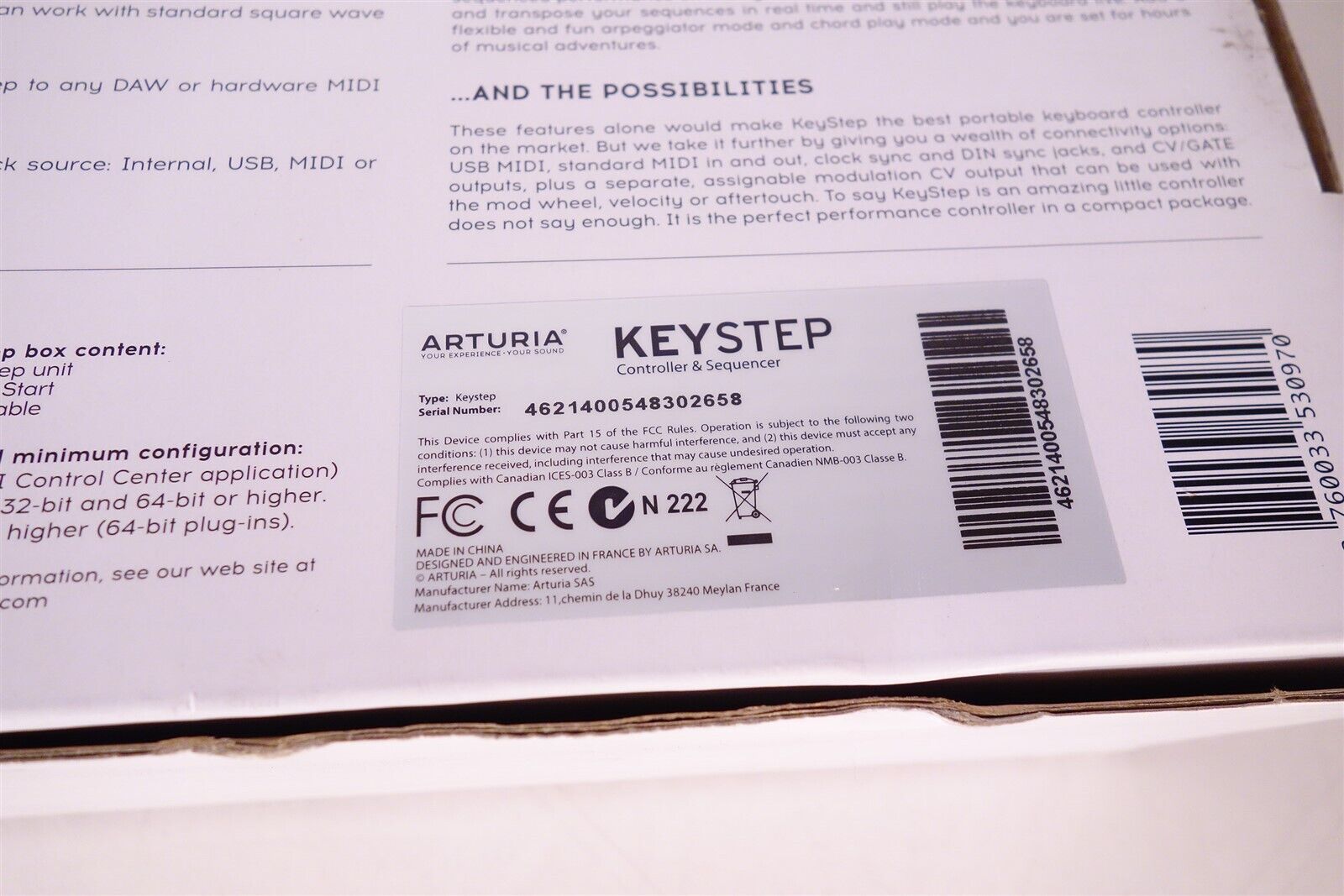 Arturia Keystep Controller and Sequencer Perform 32-Key - Fresh Stock Dated February 2026