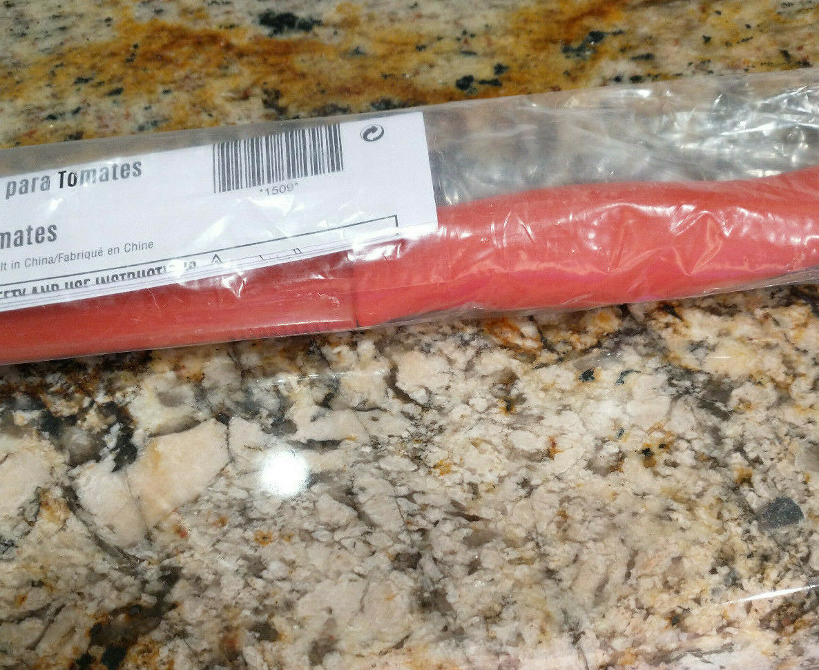 Pampered Chef - Coated Tomato Knife with Cover - Brand New in Package - Fresh Stock Dated December 2025