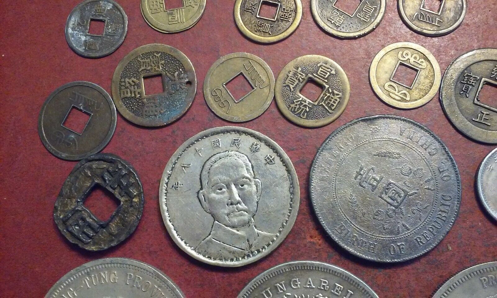 Junk Drawer Estate Lot 18 Various ASIAN CHINESE COINS Unsearched & Unidentified - Fresh Stock Dated February 2026