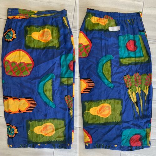 Reversible? PLATINUM by DOROTHY SCHOELEN Sz Small Vintage Skirt Matisse Inspired - Fresh Stock Dated February 2026