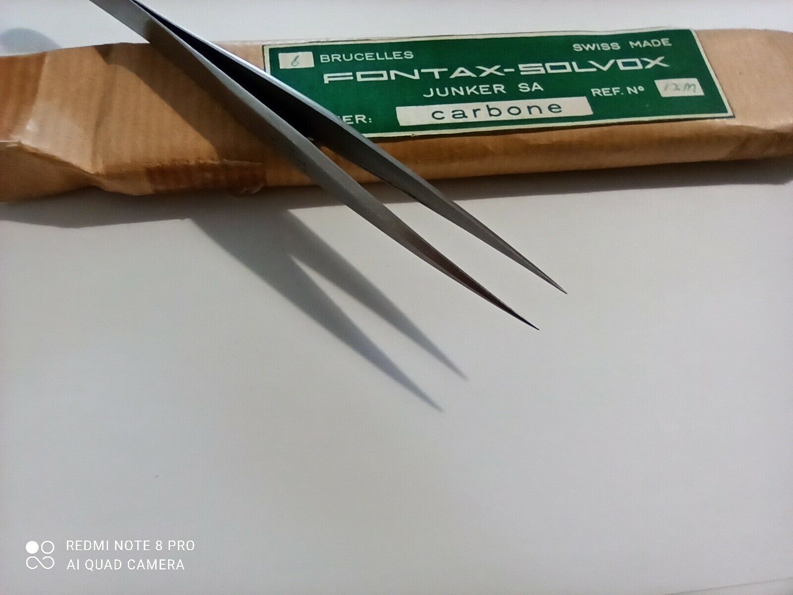 FONTAX JUNKERS Original Tweezers   swiss  no.12M New ,1pcs. - Fresh Stock Dated February 2026