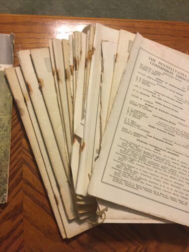 Huge lot of 38+ 1950s Pennsylvania Game News Issues Dr. Earle Poole Bird Covers - Fresh Stock Dated December 2025