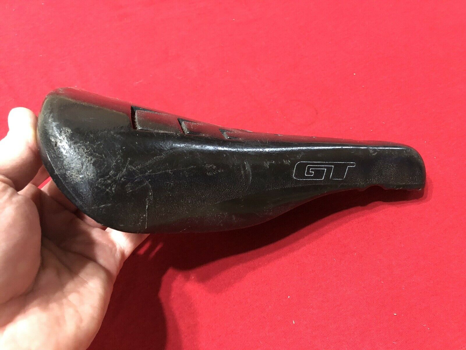 Black GT Seat Viscount Performer OLD SCHOOL BMX - Fresh Stock Dated December 2025