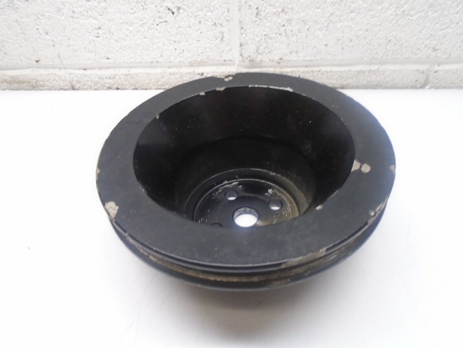 Y2  D3JL-8A528-F Ford V8 Aluminum Water Pump Pulley 2 Groove OMC Mercruiser - Fresh Stock Dated February 2026