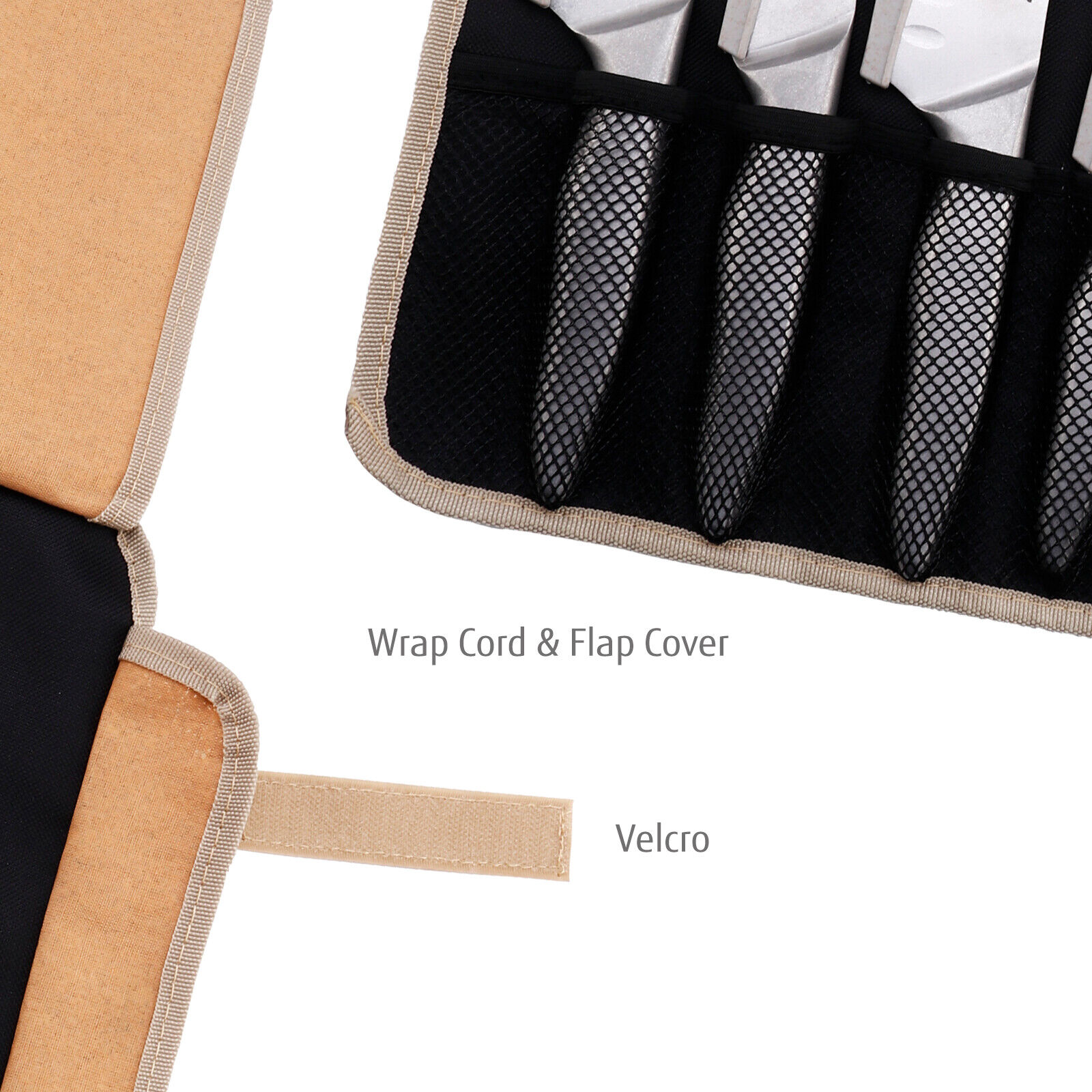 5 Pcs Knife Set for Kitchen with Sheaths Very Sharp German Stainless Steel Knife - Fresh Stock Dated February 2026