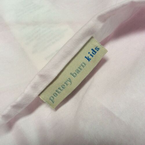 2 Pottery Barn Kids Pink Ruffled Pillow Covers Shams 26 x 26 100% Cotton Girls - Fresh Stock Dated December 2025