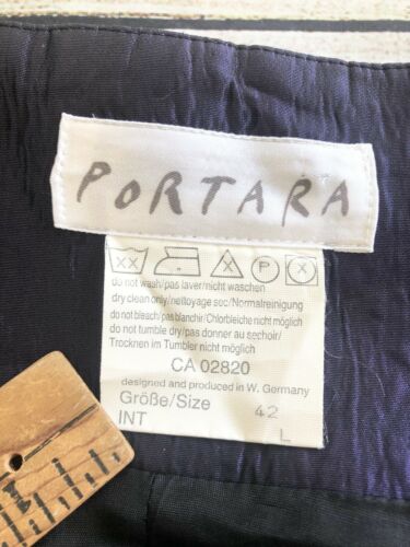 Vintage Portara West Germany Purple Satin Taffeta Pleated Floor Length Size 12 - Fresh Stock Dated March 2026