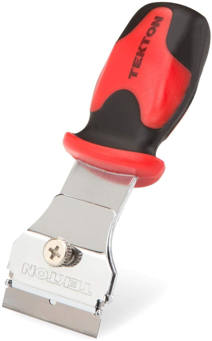 Tekton Razor Scrapers Paint Putty Adhesives Labels Remover Utility Knife 4 Pack - Fresh Stock Dated February 2026