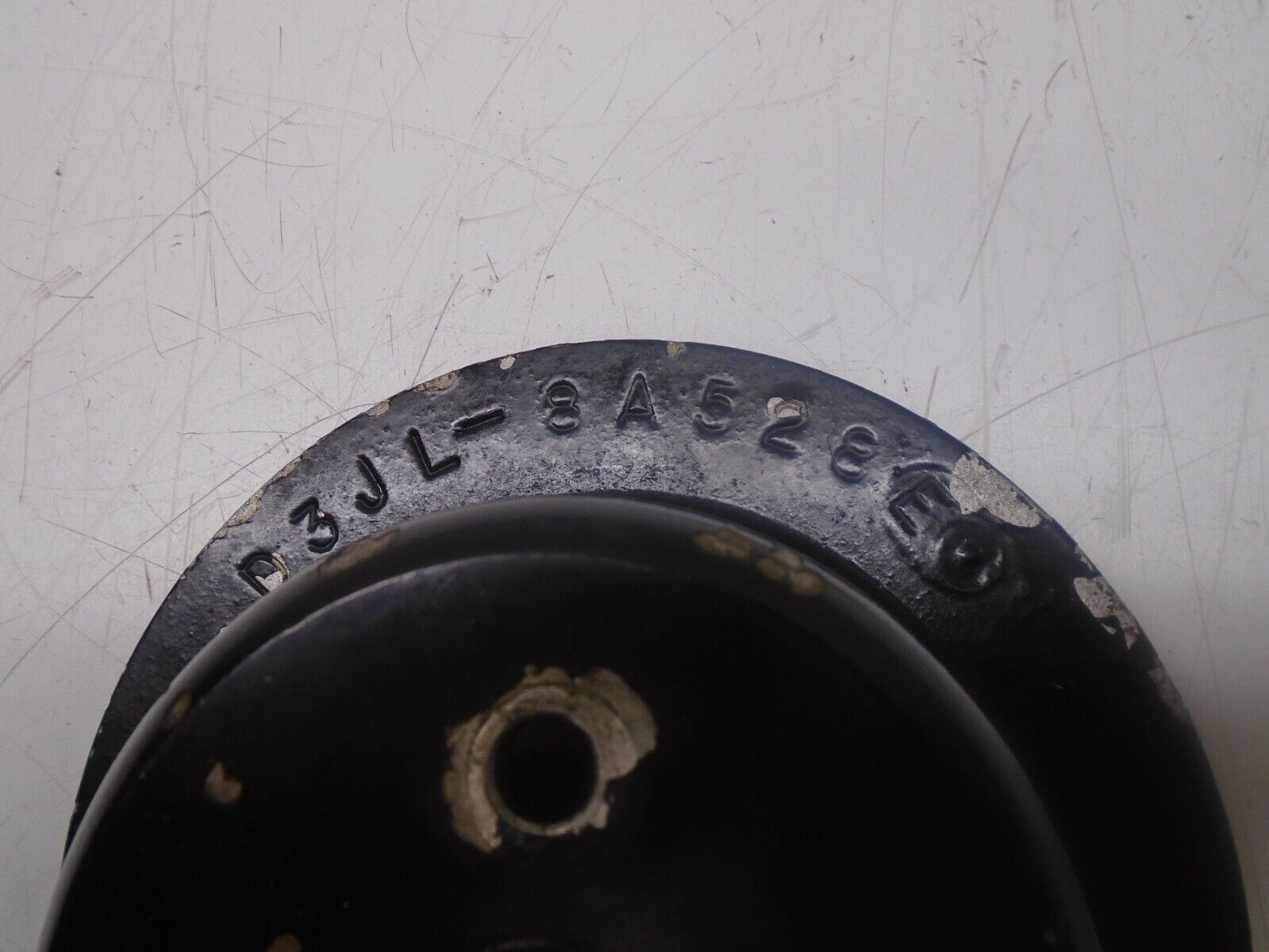 Y2  D3JL-8A528-F Ford V8 Aluminum Water Pump Pulley 2 Groove OMC Mercruiser - Fresh Stock Dated February 2026