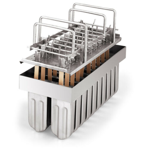 20pcs Stainless Steel Ice Cream Sticks Mold Ice Lolly Popsicle Mold Pop Holder - Fresh Stock Dated December 2025