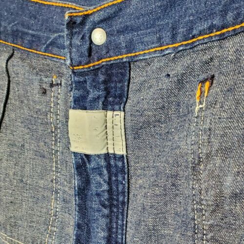 Vintage 1970s 1980s Maverick Denim Skirt Knee Length - Fresh Stock Dated February 2026