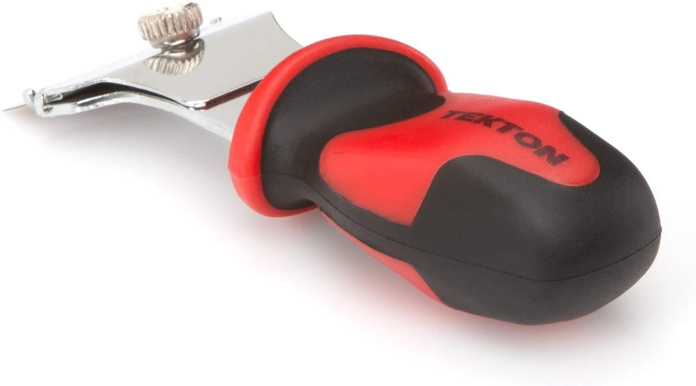 Tekton Razor Scrapers Paint Putty Adhesives Labels Remover Utility Knife 4 Pack - Fresh Stock Dated February 2026