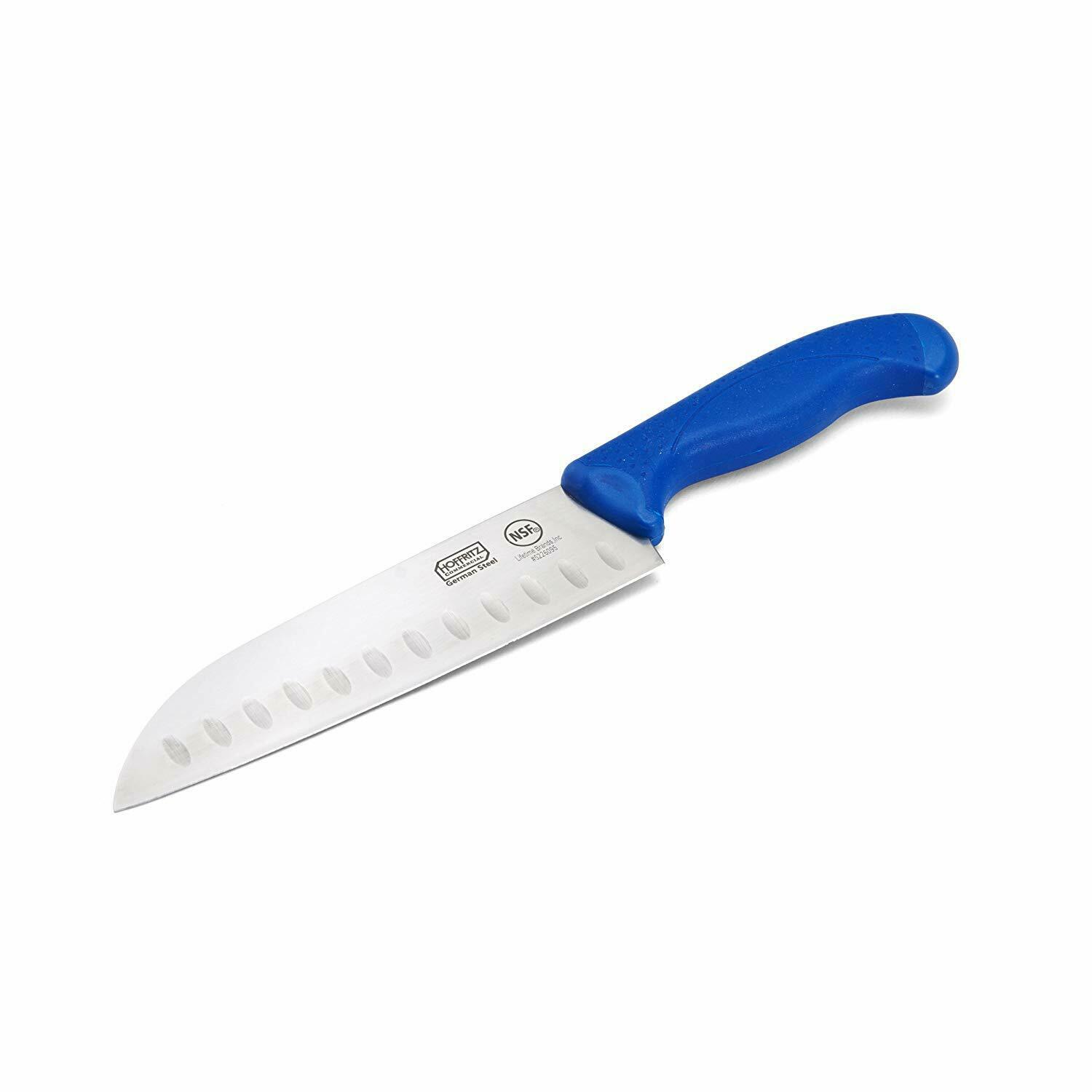 Hoffritz Commercial 5226095 German Steel Santoku Knife Non-Slip Handle 7
