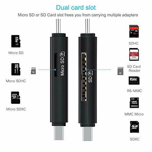 USB 3.0 SD Card Reader Type C Memory Card Reader OTG Adapter for PC, Laptop - Fresh Stock Dated February 2026