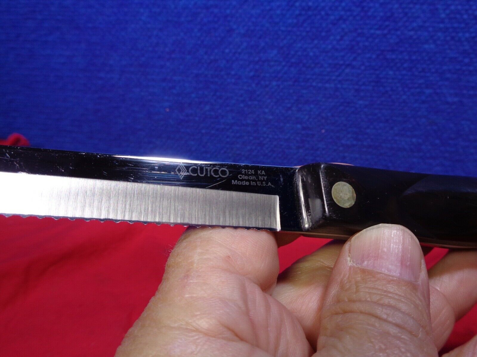 Cutco Knife 2124KA  BROWN Handle #9 - Fresh Stock Dated December 2025