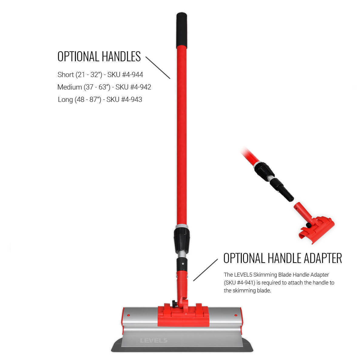 LEVEL5 #4-916 Drywall Skimming Blade 16