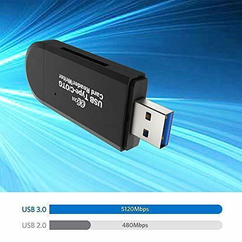 USB 3.0 SD Card Reader Type C Memory Card Reader OTG Adapter for PC, Laptop - Fresh Stock Dated February 2026