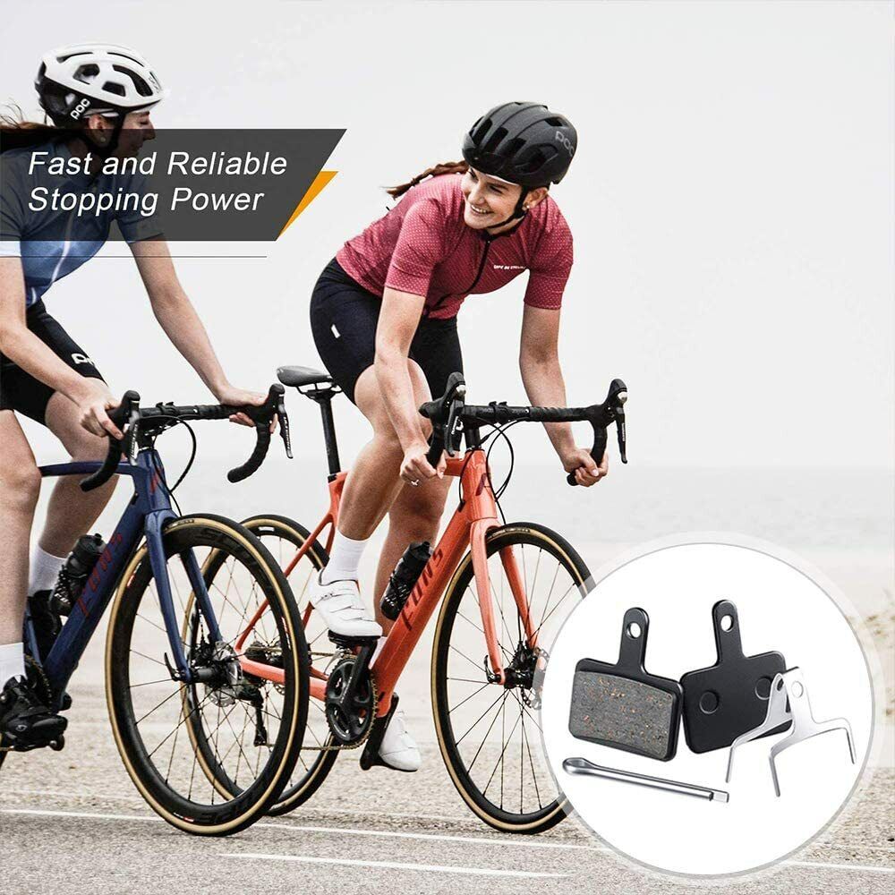 4PC Cycle MTB Resin Brake Pads For Deore Tektro Shimano Disc Brake Disc Pads - Fresh Stock Dated February 2026