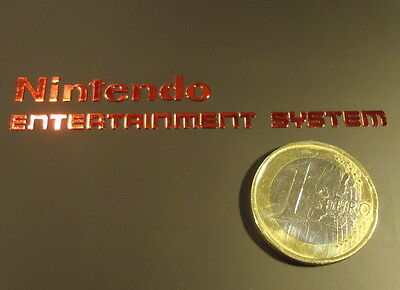 Nintendo NES Label / Aufkleber / Sticker / Badge / Logo 74mm x 11mm [268b] - Fresh Stock Dated December 2025