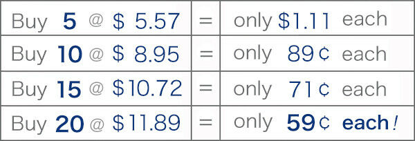 5—20pc MINI RAZOR BLADE SCRAPERS • Single Edge Razor Paint Scraper Holder Handle - Fresh Stock Dated December 2025