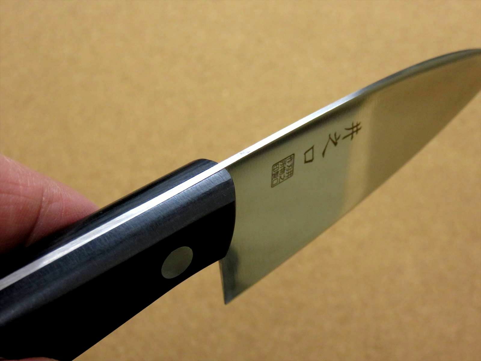 Japanese Kitchen Small Knife 110mm 4 in Double-edged Fishing Outdoor SEKI JAPAN - Fresh Stock Dated December 2025