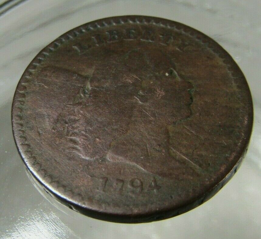 1794 Liberty Cap U.S. Half Cent Circulated - Fresh Stock Dated December 2025