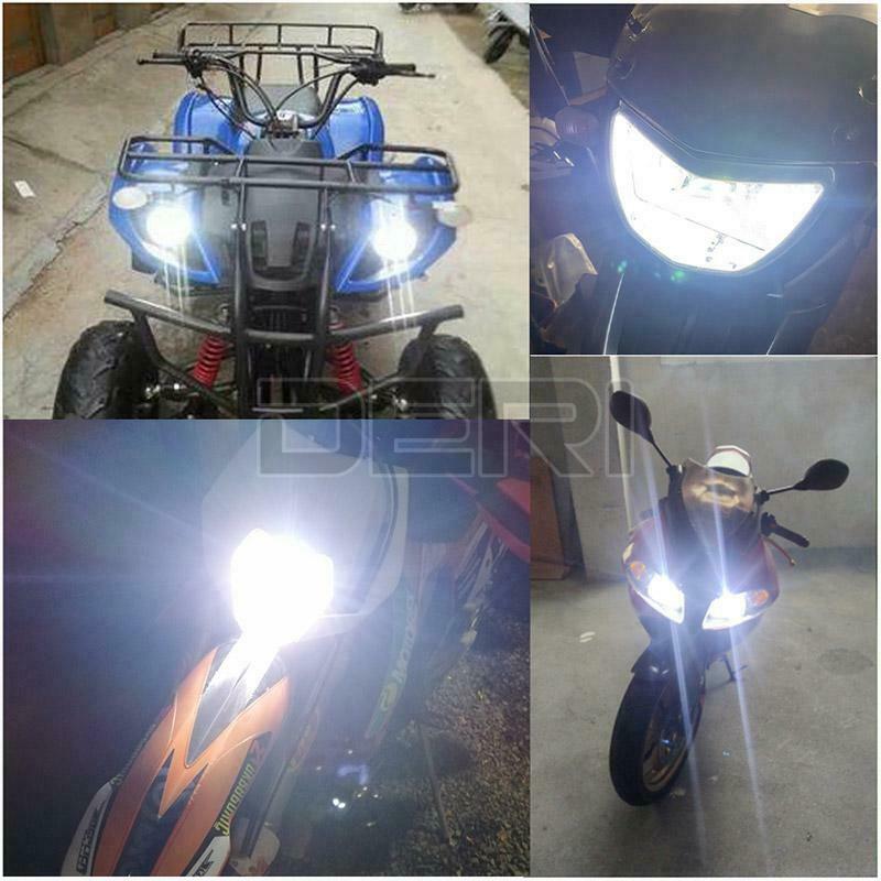 BA20D H6 LED Motorcycle Hi/Lo Beam Bulb Headlight Driving Fog Light White 6000K - Fresh Stock Dated February 2026