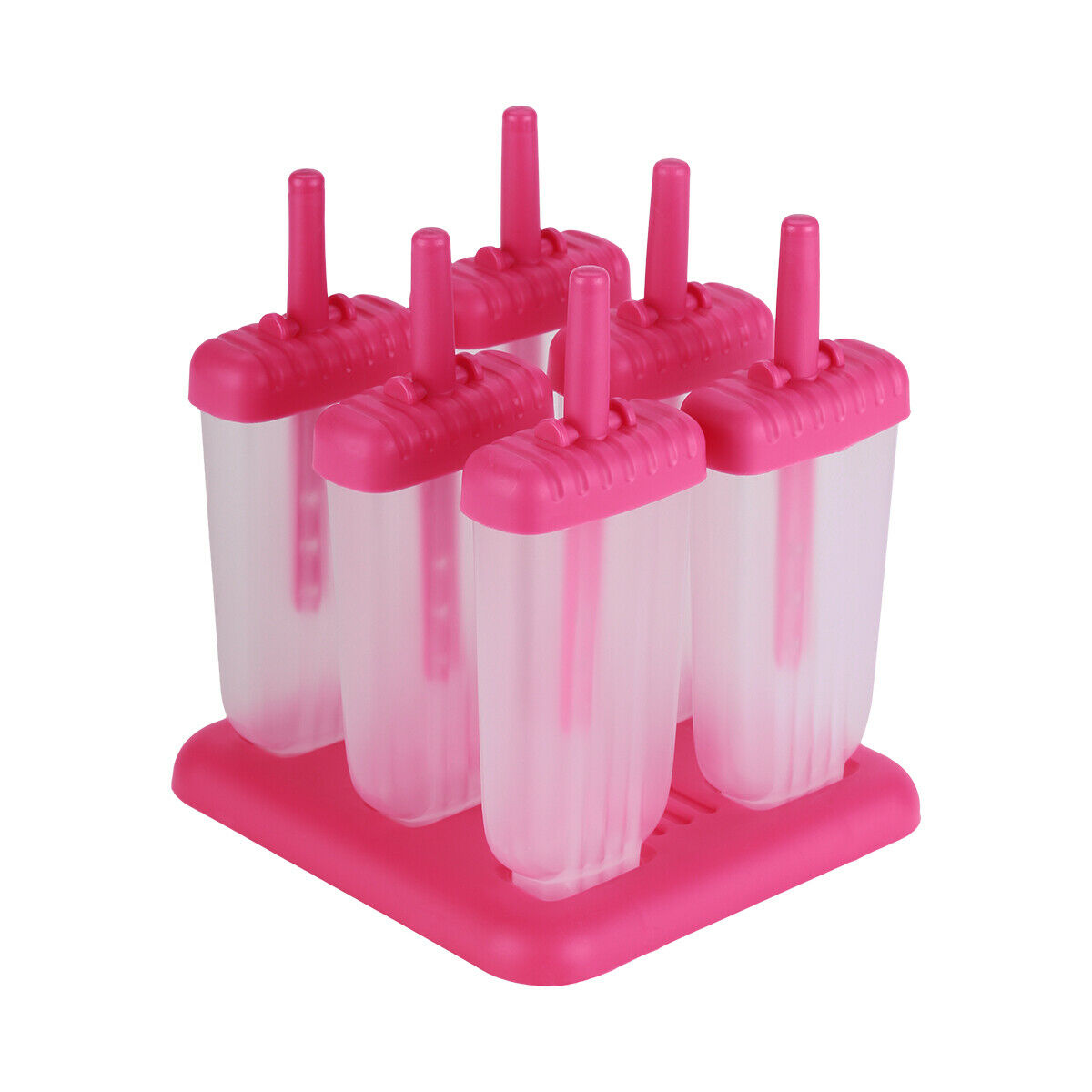 Frozen Popsicle Molds Ice Cream Pop Maker Freezer Tray Fruit with Sticks Summer - Fresh Stock Dated February 2026